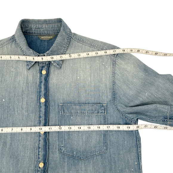 MOTHER Short Sleeve Frenchie Frayed Hem in Fixed S - Picture 9 of 10